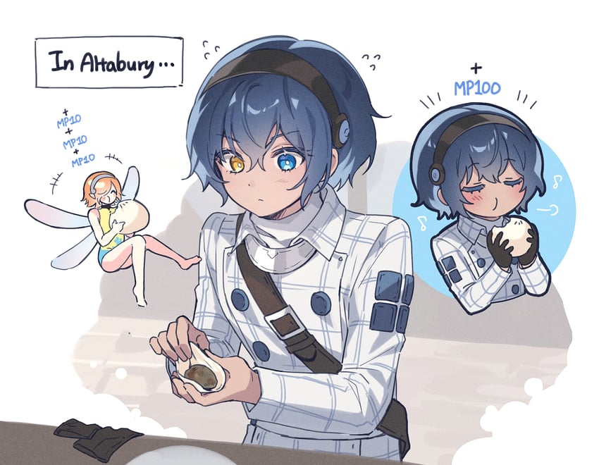 protagonist and gallica (metaphor: refantazio) drawn by lella_nyam