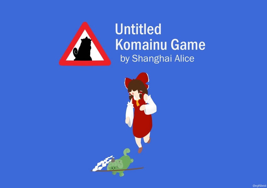hakurei reimu and komano aunn (touhou and 1 more) drawn by senatorsnowbear