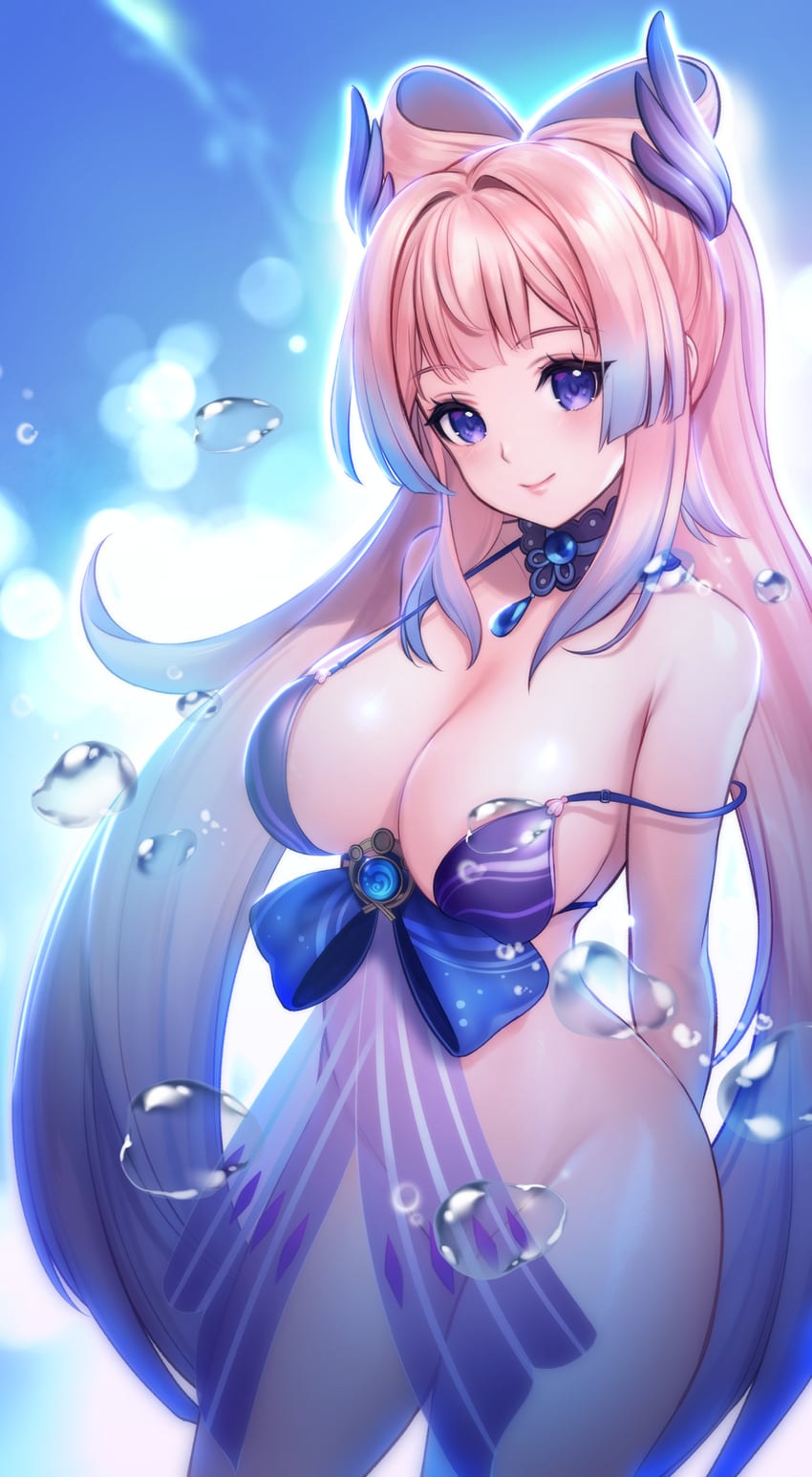 sangonomiya kokomi (genshin impact) drawn by toriseru_(rare_stone)