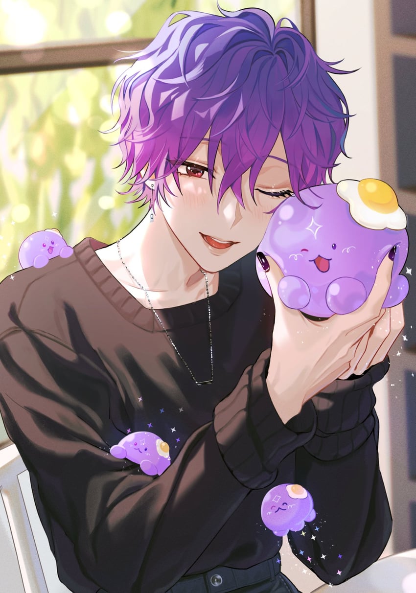 uki violeta and stargazer (nijisanji and 1 more) drawn by yongcheol