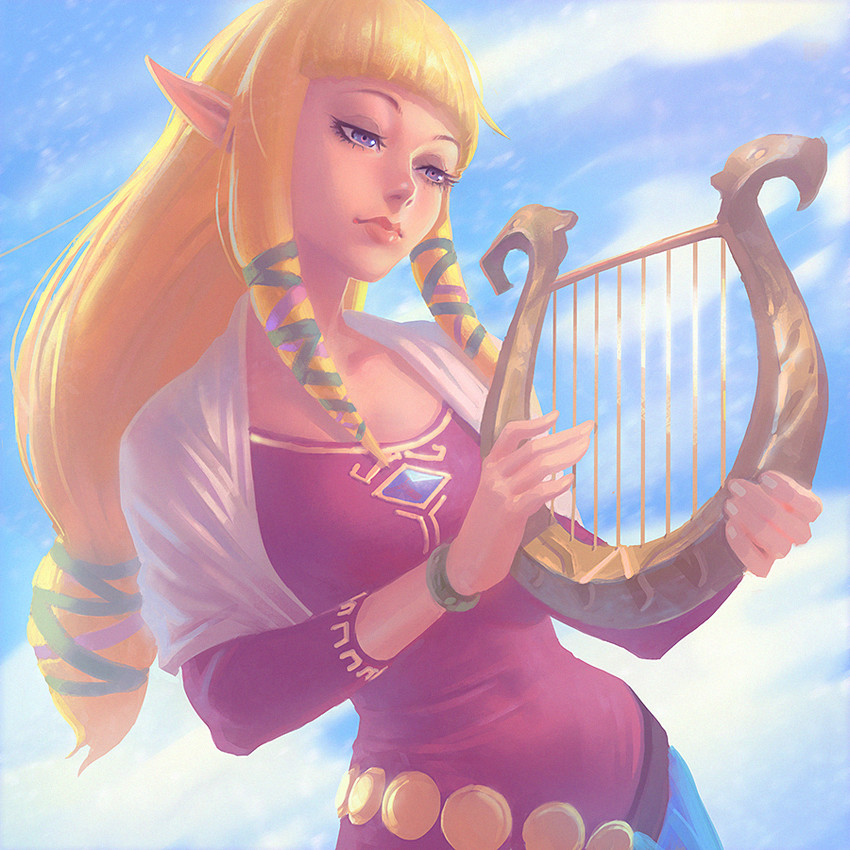 princess zelda (the legend of zelda and 1 more) drawn by ilya_kuvshinov