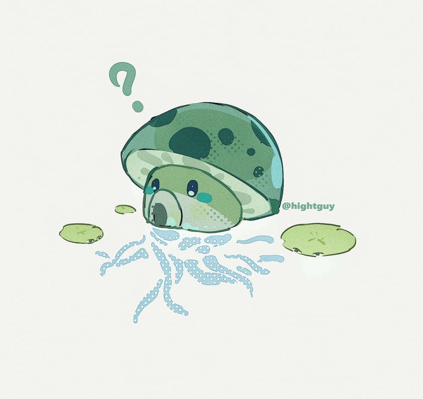lily pad and sea-shroom (plants vs. zombies) drawn by hightguy