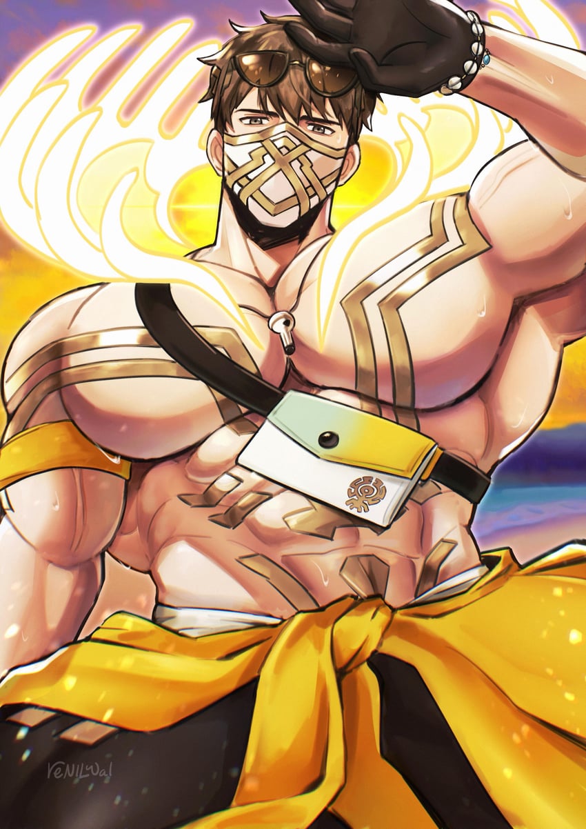 eikthyrnir (fire emblem and 1 more) drawn by renilwal