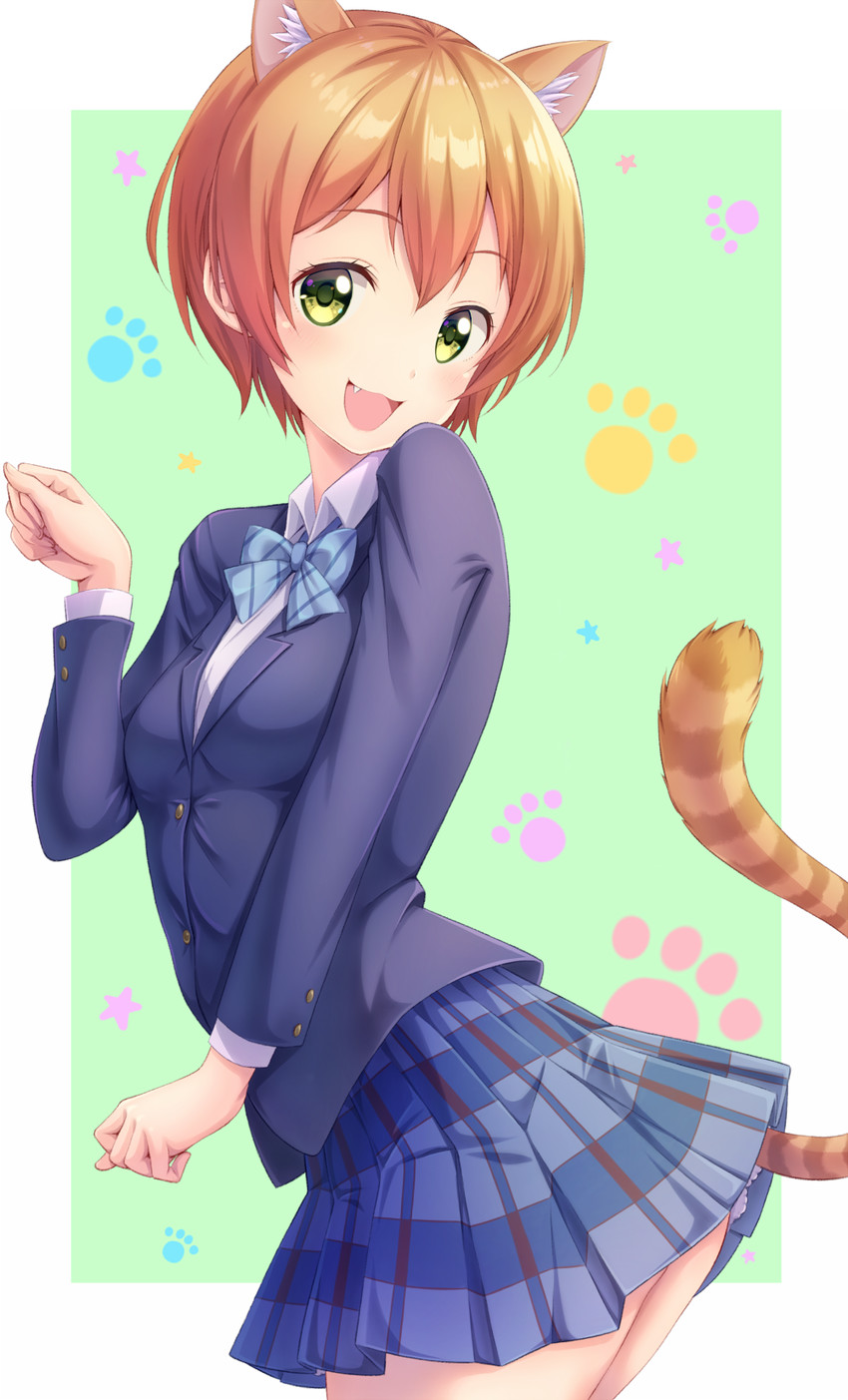 hoshizora rin (love live! and 1 more) drawn by sasurai_(kijitora713)