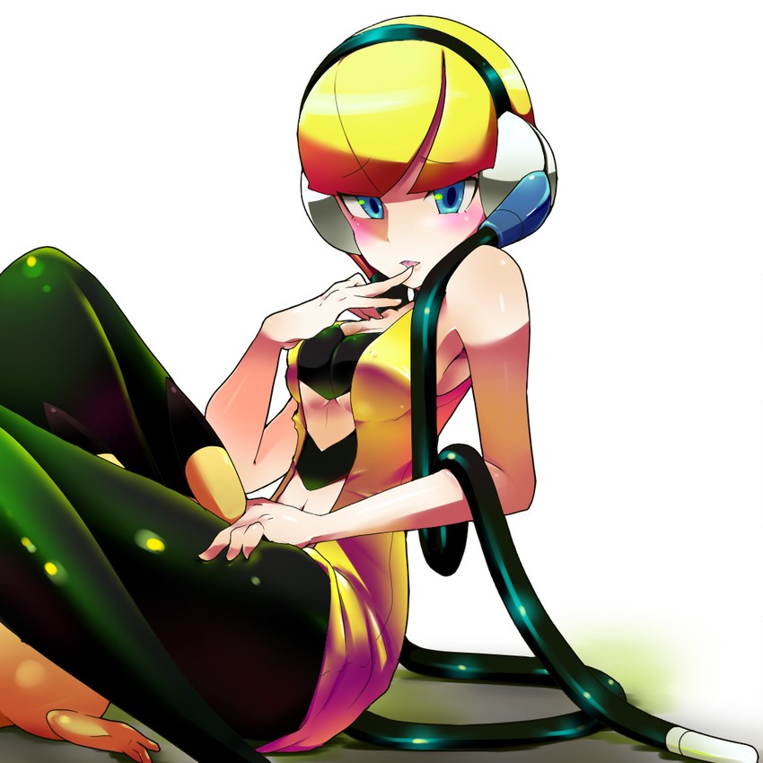 pikachu and elesa (pokemon and 1 more) drawn by pmx