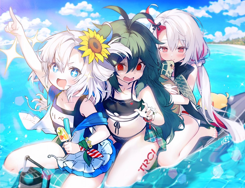manjuu, torricelli, maestrale, and libeccio (azur lane) drawn by byulzzi