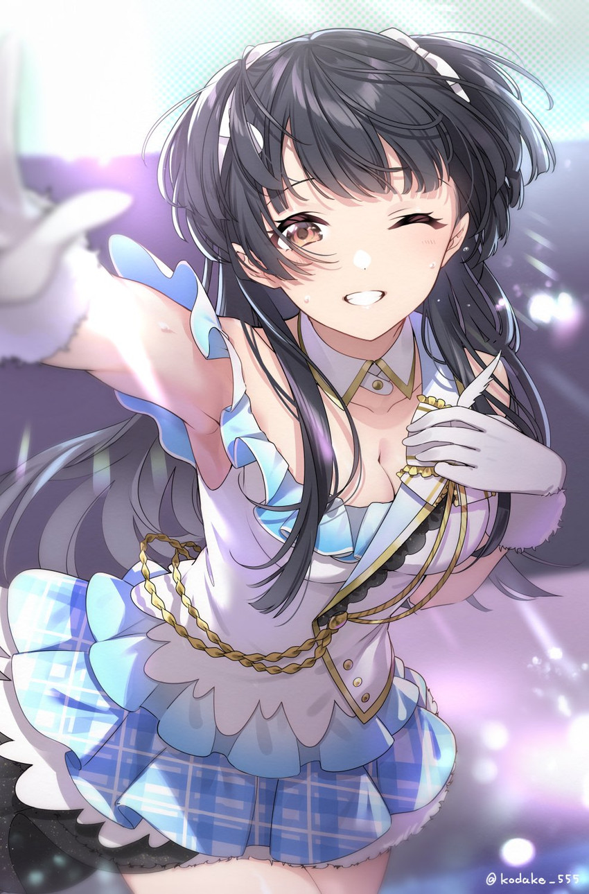 mayuzumi fuyuko (idolmaster and 1 more) drawn by takeko_spla