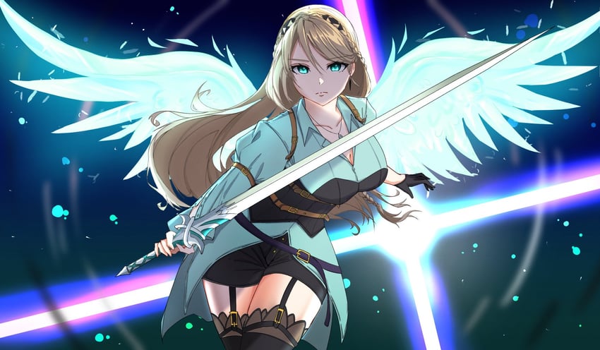 elaine auclair (eiyuu densetsu and 2 more) drawn by nyuusai