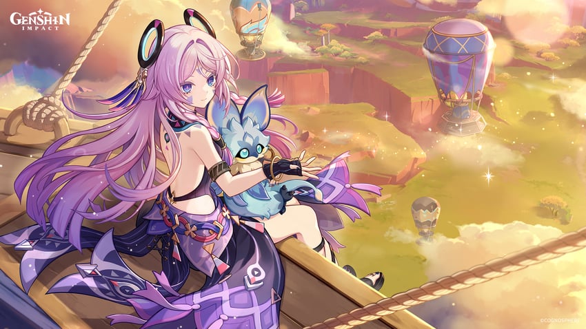 citlali and iktomisaurus (genshin impact)