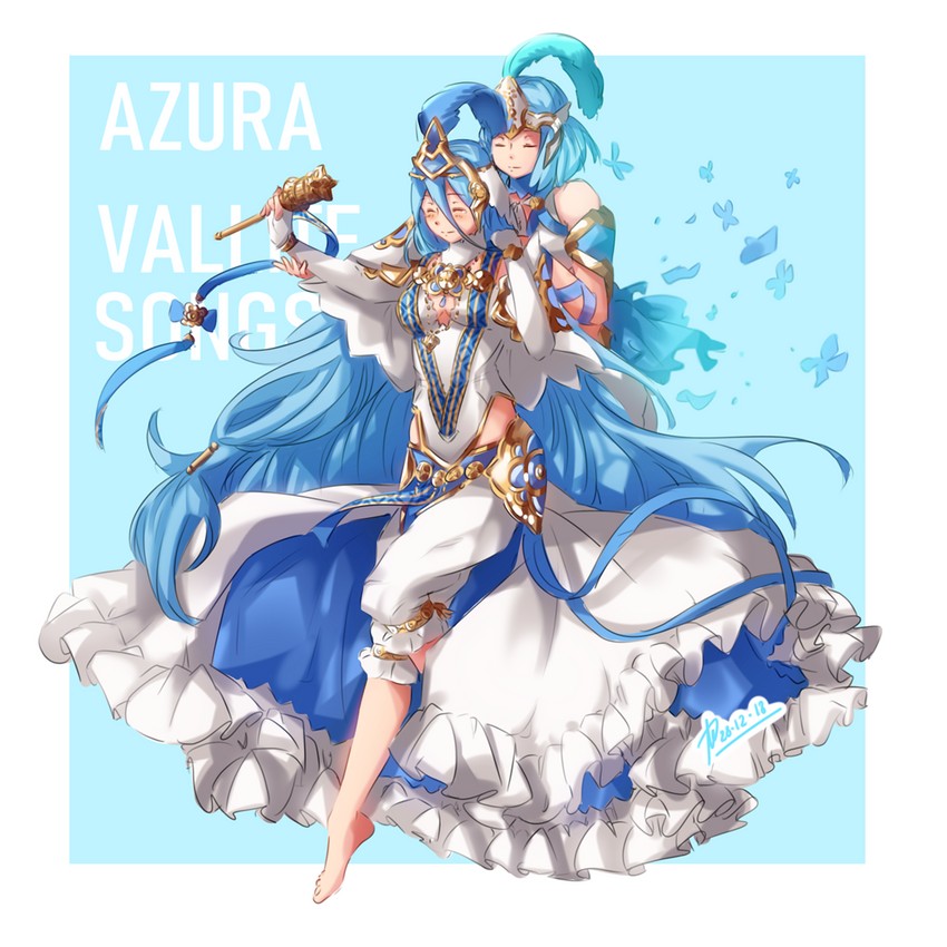 azura and arete (fire emblem and 2 more) drawn by conope