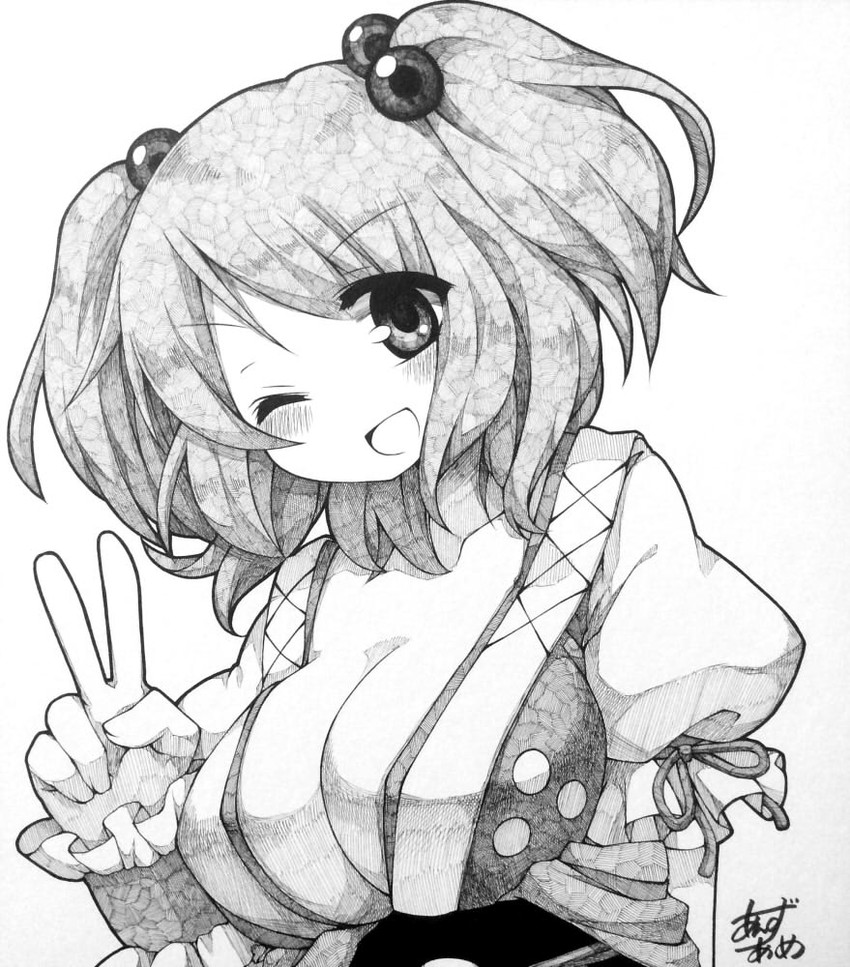 onozuka komachi (touhou) drawn by anzu_ame