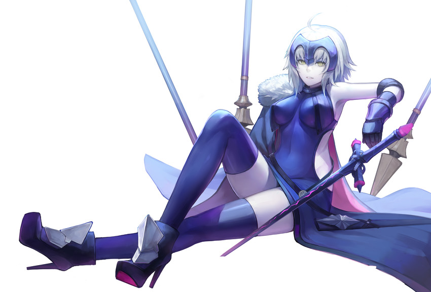 jeanne d'arc alter (fate and 1 more) drawn by cjyoung