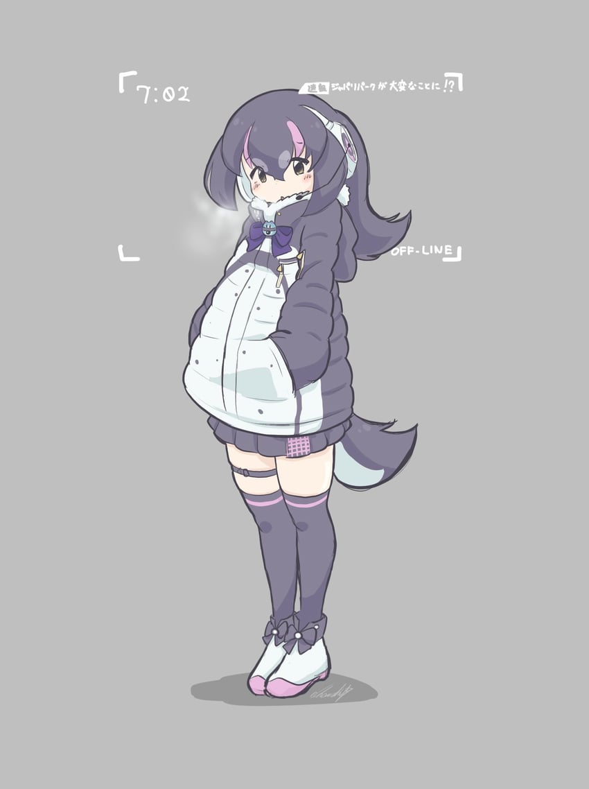 humboldt penguin (kemono friends and 1 more) drawn by cherushi_2