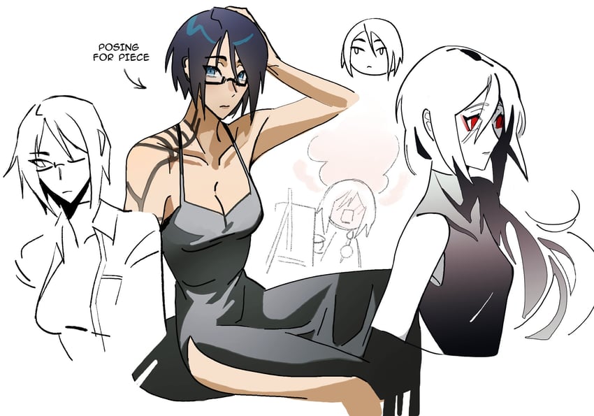 elster and ariane yeong (signalis) drawn by sweetk1tten