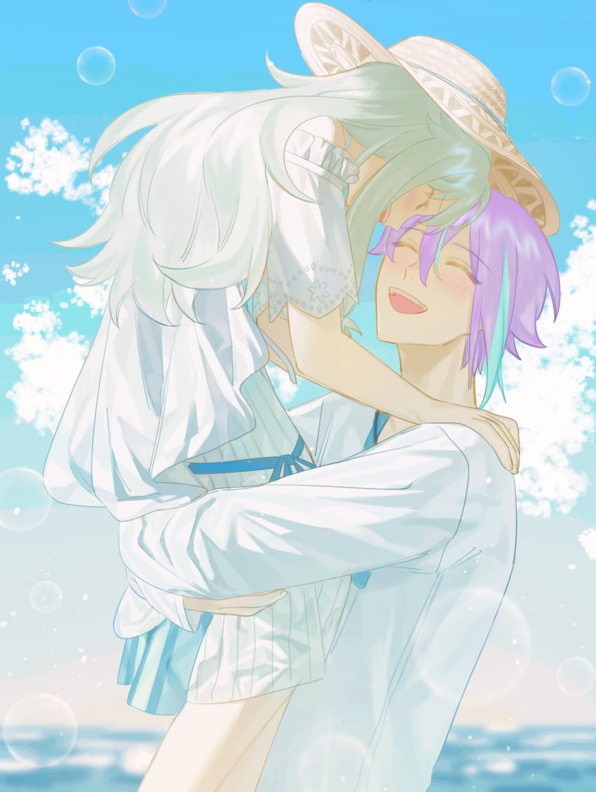 kusanagi nene and kamishiro rui (project sekai) drawn by popoq
