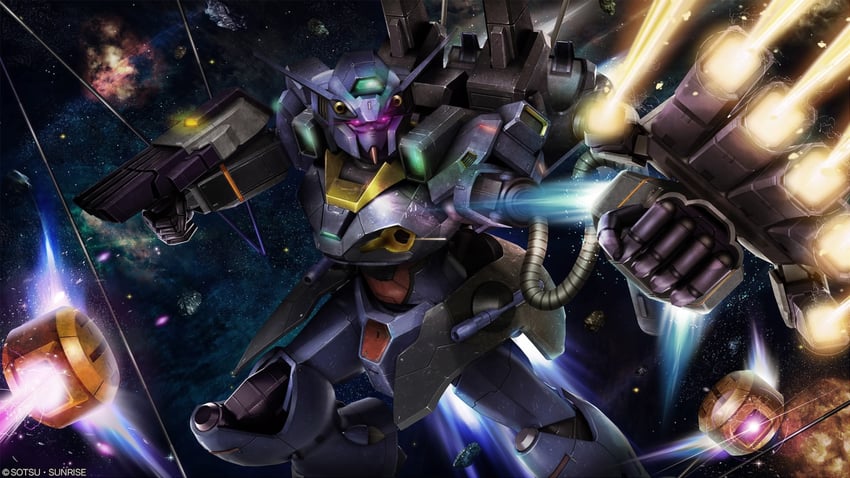 gundam engage zero and engage zero psycommu test type (gundam and 3 more) drawn by tenjin_hidetaka