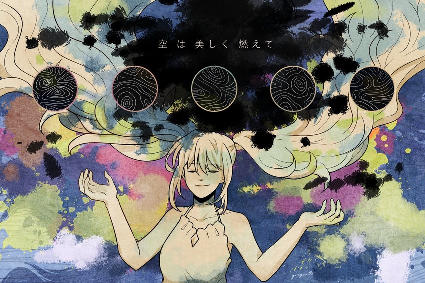 hatsune miku (vocaloid and 1 more) drawn by greycatto
