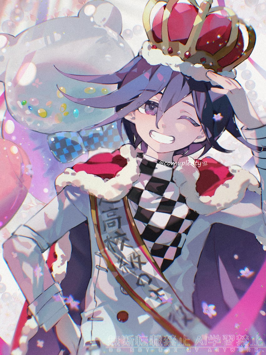 oma kokichi (danganronpa and 1 more) drawn by comuplenty