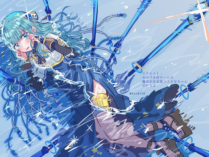 nanami yachiyo and futaba sana (mahou shoujo madoka magica and 1 more) drawn by totte