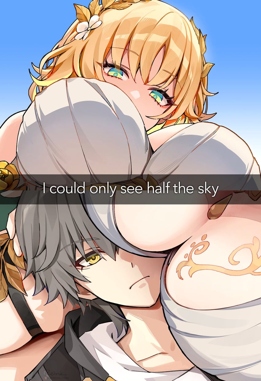 trailblazer, caelus, and aglaea (honkai and 1 more) drawn by foxyreine