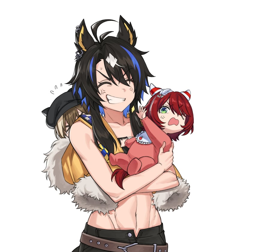 cheval grand, win variation, and heart's cry (original and 1 more) drawn by fukuro_(maruaru00)