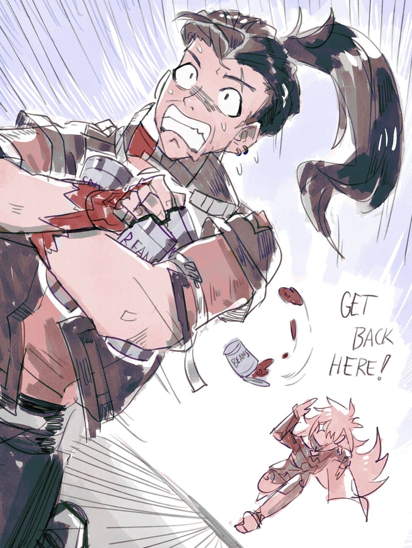 a and matthew (xenoblade chronicles and 2 more) drawn by onepointzero