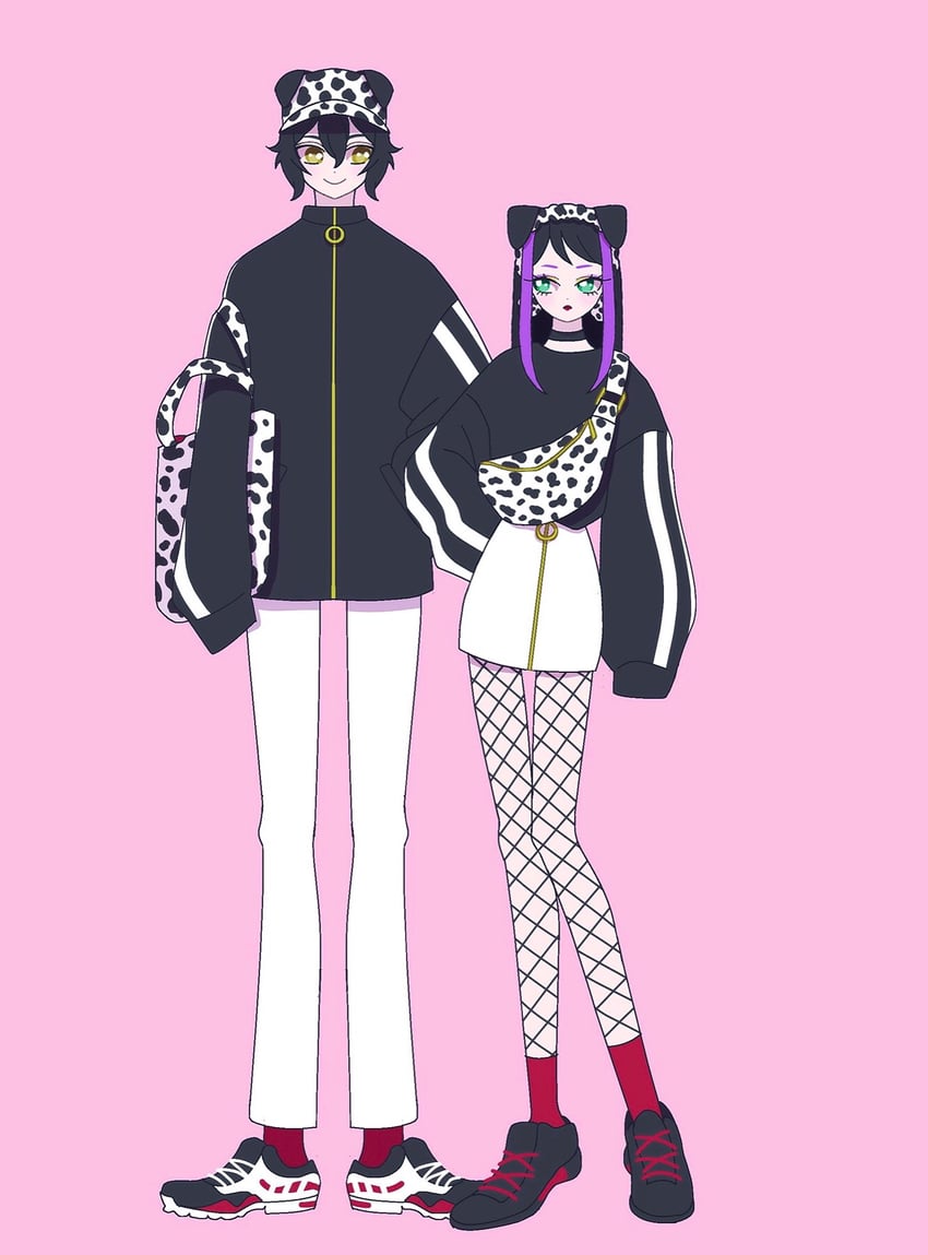 suzuno ito and mihama kouji (pretty series and 2 more) drawn by nyaasechan
