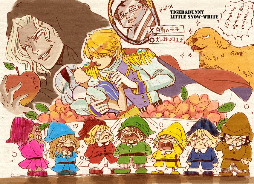 barnaby brooks jr., kaburagi t. kotetsu, ivan karelin, huang pao-lin, karina lyle, and 7 more (original and 2 more) drawn by mozuwaka