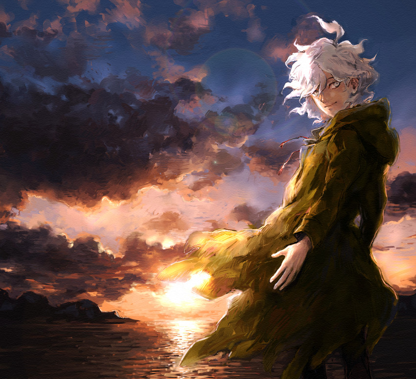 komaeda nagito (danganronpa and 1 more) drawn by ohigeno