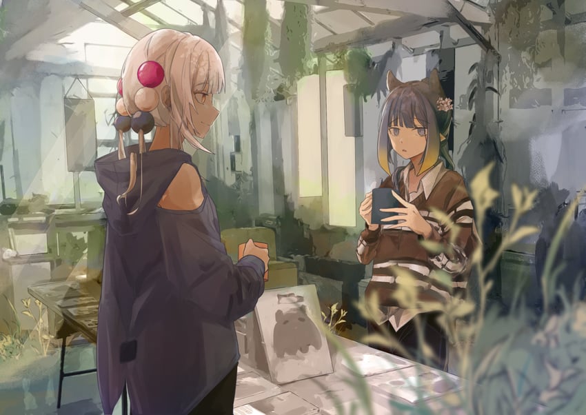 ninomae ina'nis, takodachi, and tsukumo sana (hololive and 1 more) drawn by cutewolf1230