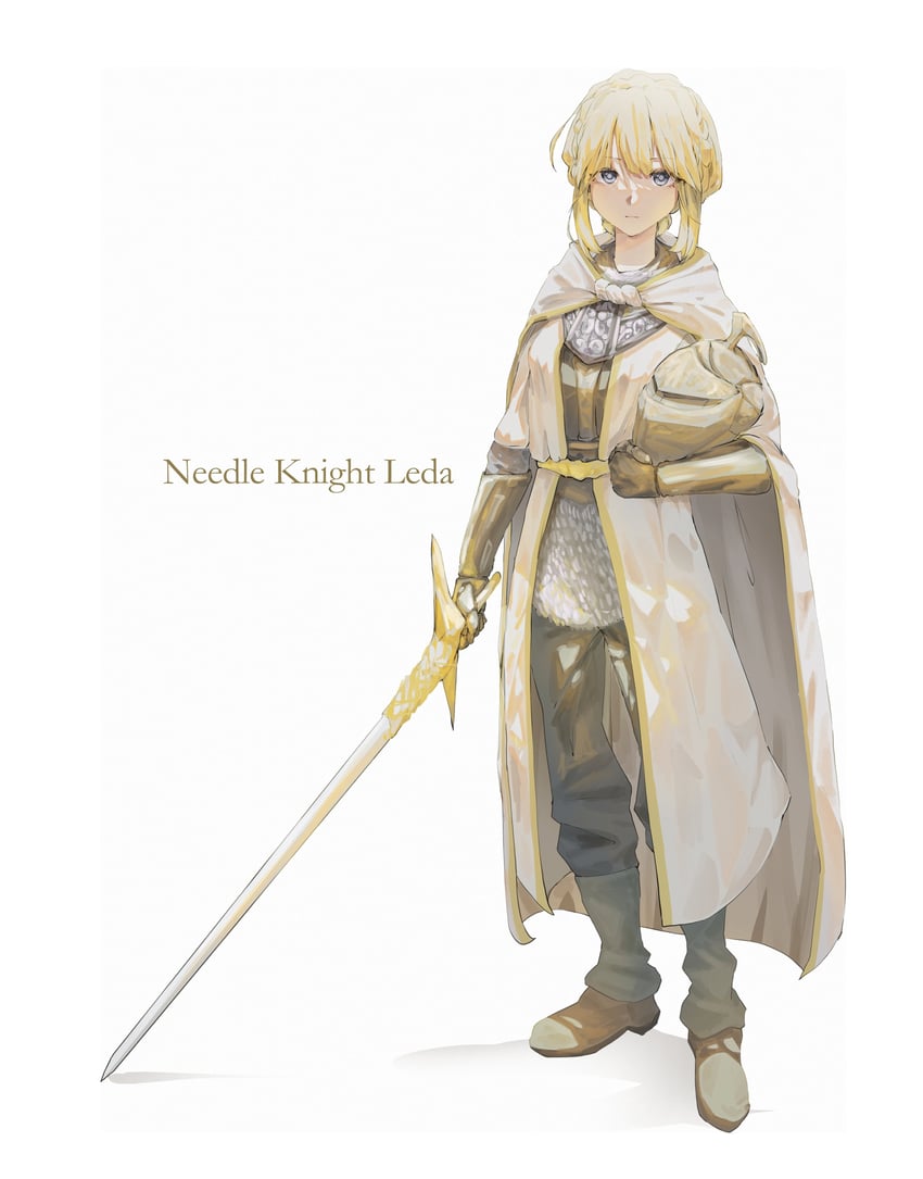 needle knight leda (elden ring and 1 more) drawn by snoeflaefk