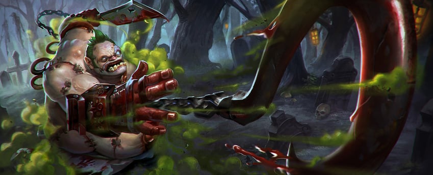 pudge (dota and 1 more) drawn by ji_zhang