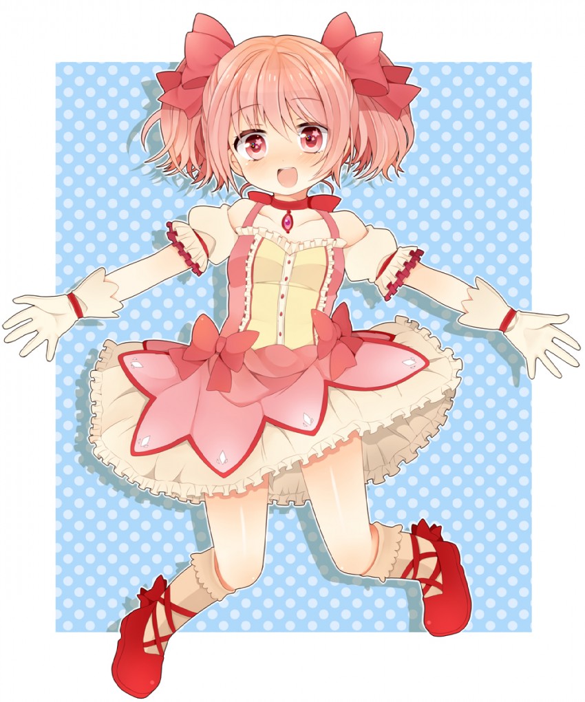 kaname madoka (mahou shoujo madoka magica) drawn by tsukudani_norio