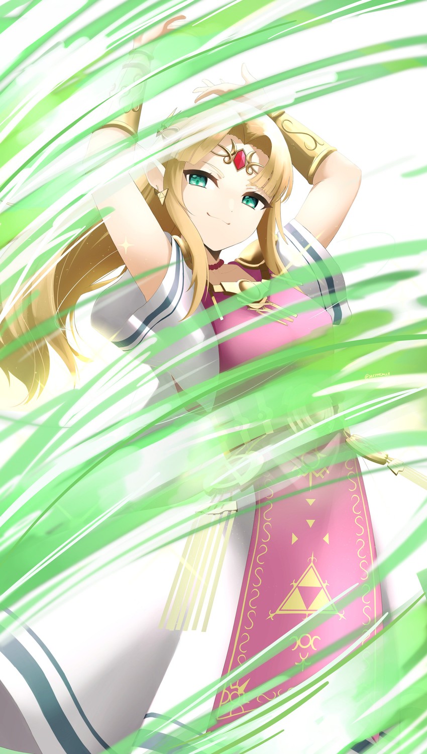princess zelda (the legend of zelda and 2 more) drawn by skeptycally