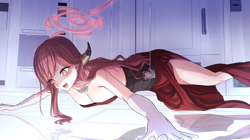 aru (blue archive and 1 more) drawn by shitsugaikotsu