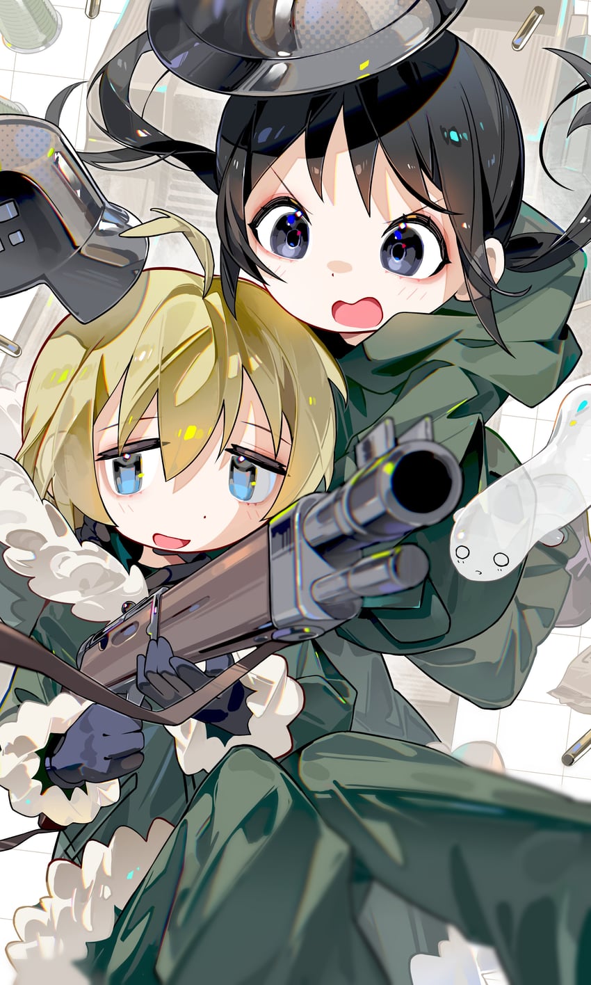 chito, yuuri, and nuko (shoujo shuumatsu ryokou) drawn by hiro_(yoshi_chan)
