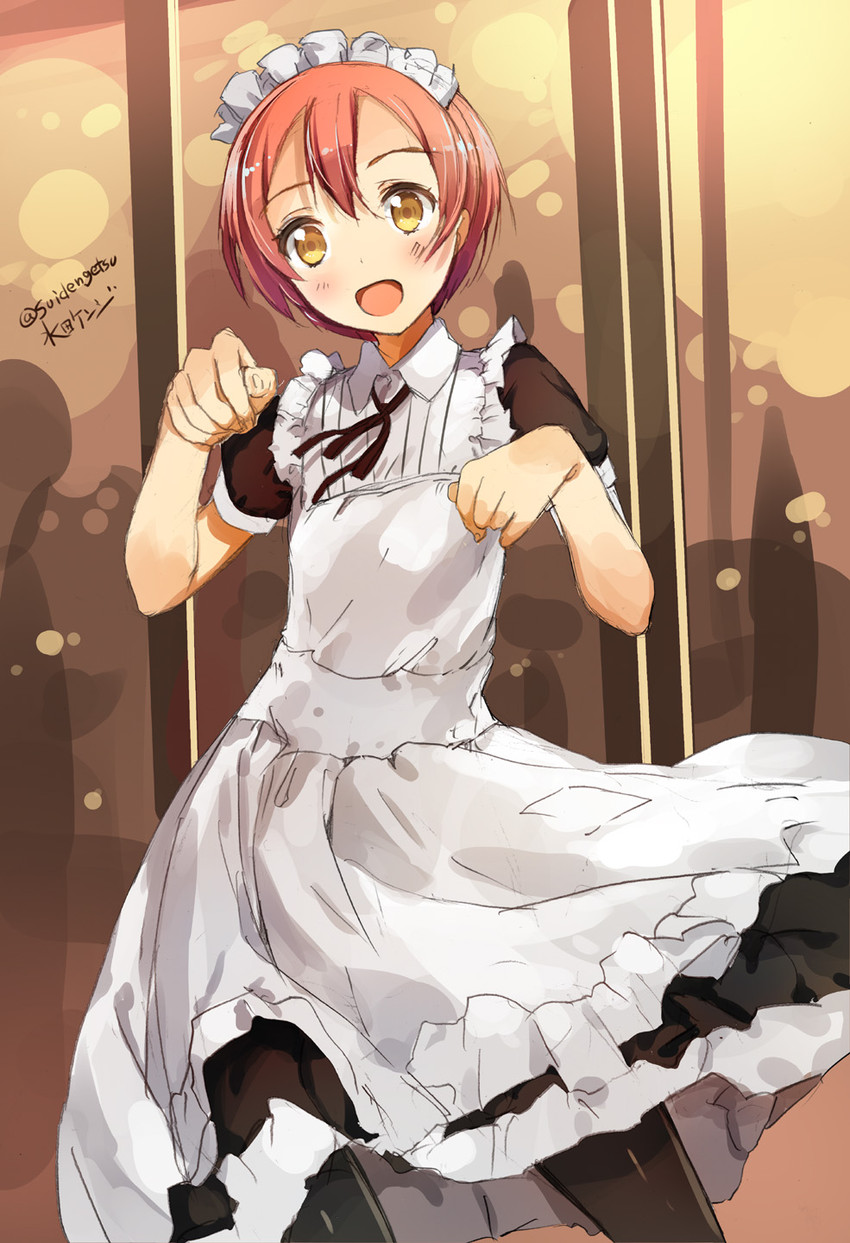 hoshizora rin (love live! and 1 more) drawn by mizuta_kenji