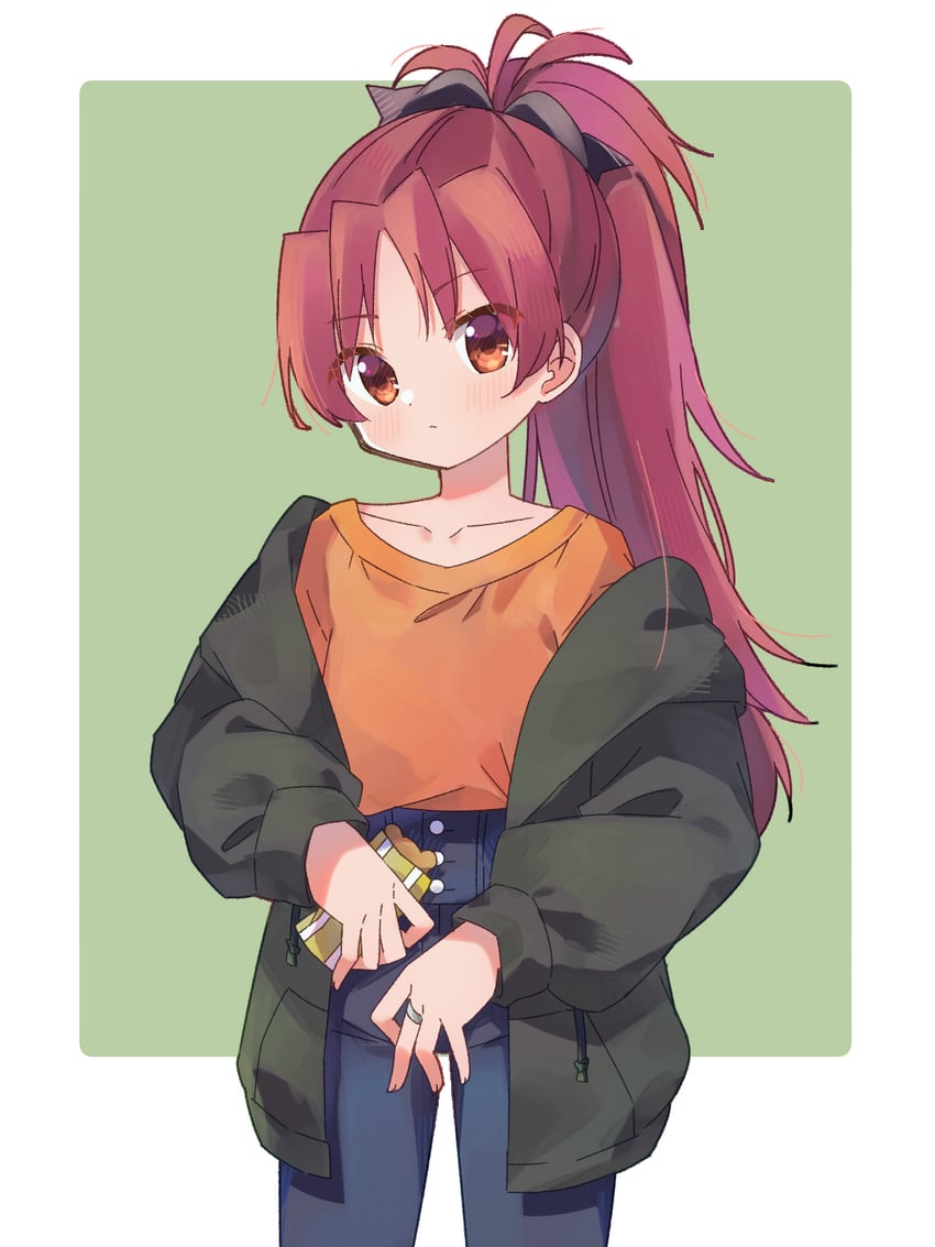 sakura kyoko (mahou shoujo madoka magica) drawn by ruru_(rurumagi)