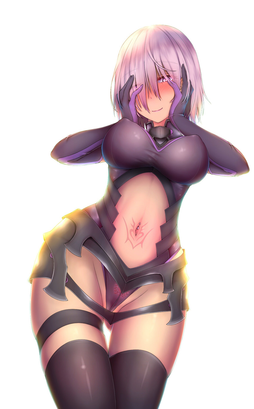 mash kyrielight (fate and 1 more) drawn by nikuku_(kazedesune)
