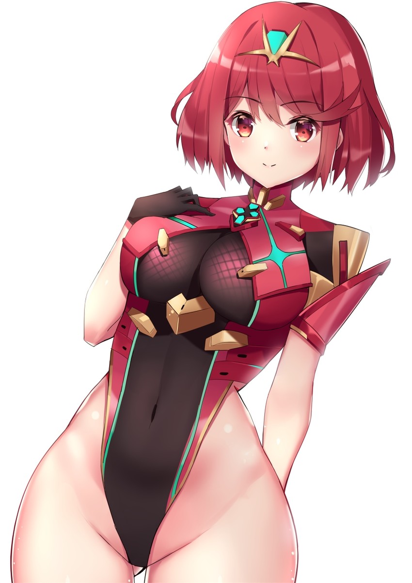 pyra (xenoblade chronicles and 1 more) drawn by eol_9