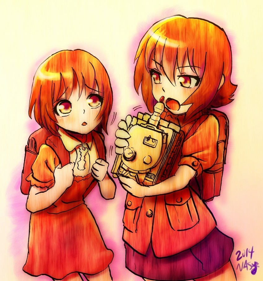 nishizumi miho and nishizumi maho (girls und panzer) drawn by kamiyama_kenta