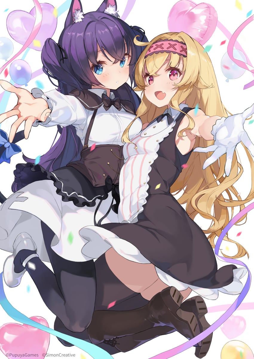 nobeta, phyllis, and nonota (little witch nobeta) drawn by oneko