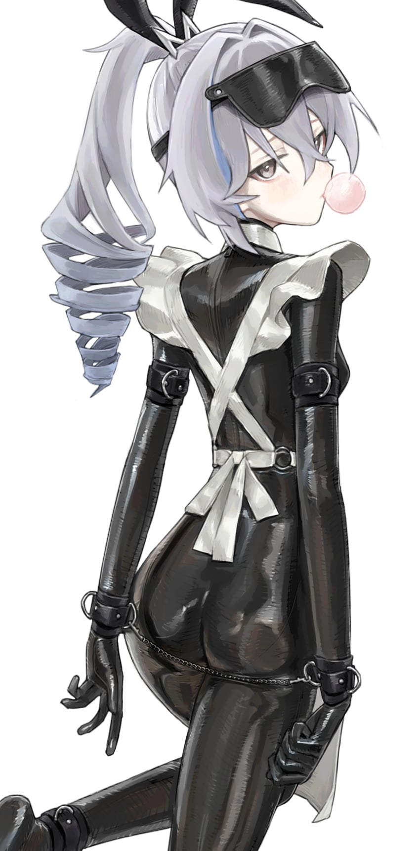 silver wolf (honkai and 1 more) drawn by saaal653