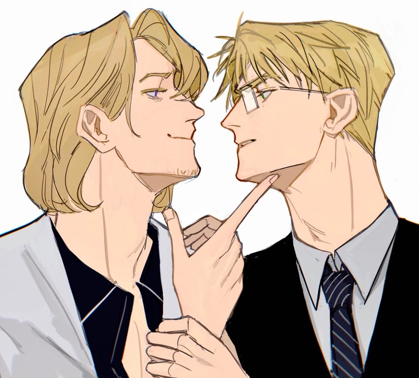 united kingdom and france (axis powers hetalia) drawn by wanlaijuji132