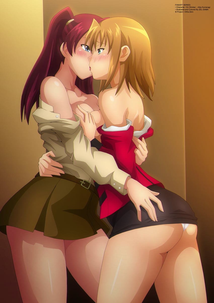 sumeragi aika and shingai eri (aika and 1 more) drawn by zel-sama