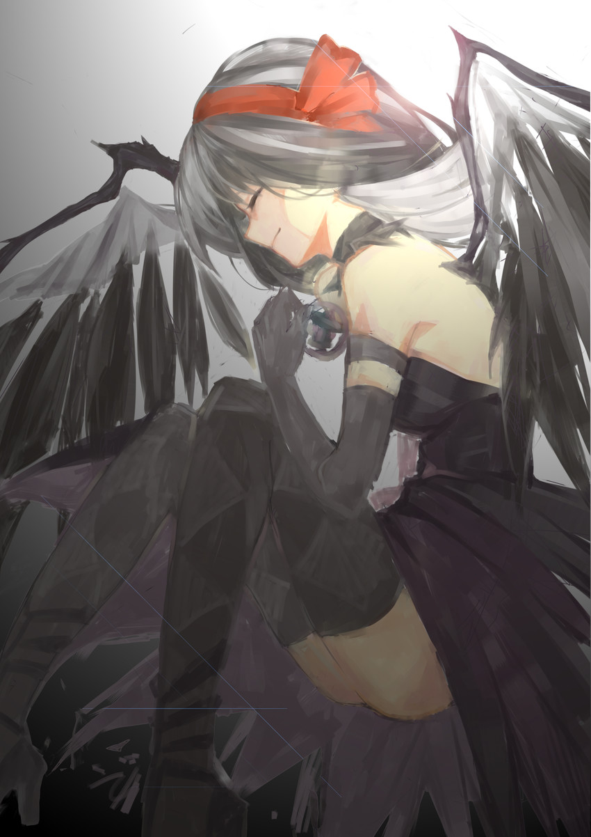 akemi homura and akuma homura (mahou shoujo madoka magica and 1 more) drawn by nanabanme_no_setsuna