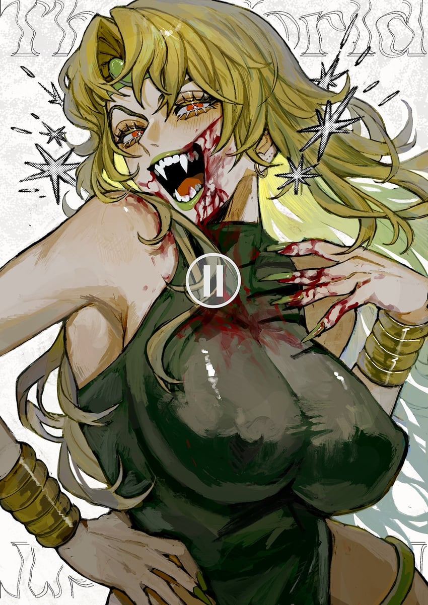 dio brando (jojo no kimyou na bouken and 1 more) drawn by neg_50asu