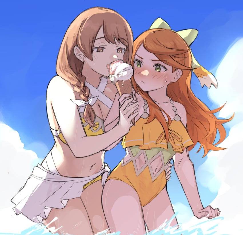 goldmary and etie (fire emblem and 1 more) drawn by tencryingemojis