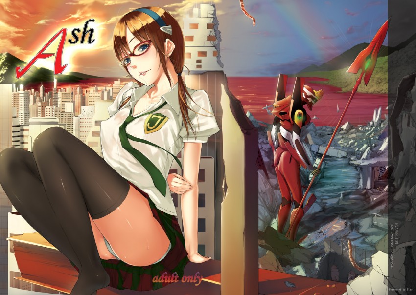 makinami mari illustrious and eva 02 (neon genesis evangelion and 2 more) drawn by cior