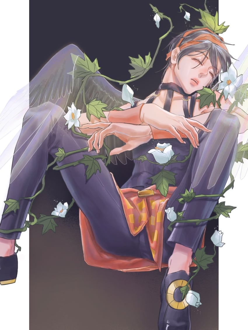narancia ghirga (jojo no kimyou na bouken and 1 more) drawn by sayoo_wang